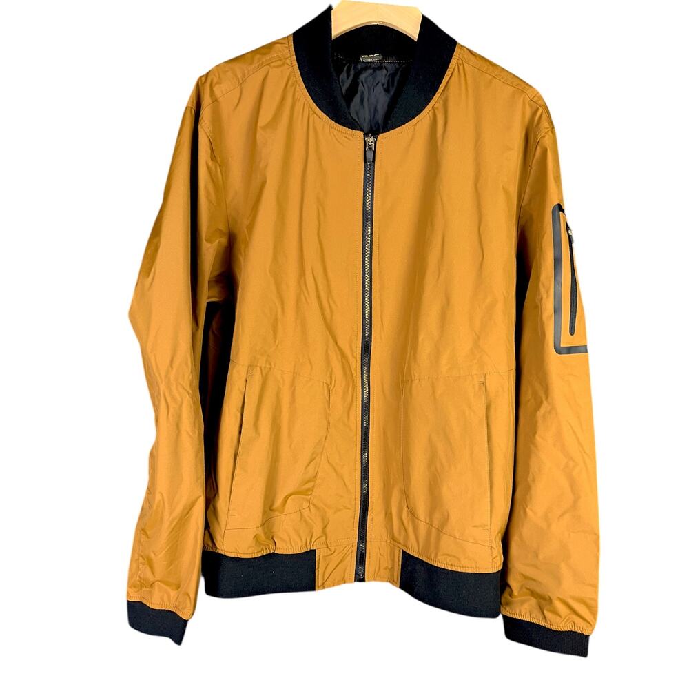 MSX by Michael Strahan Brown/Black Windbreaker Jacket - Size L